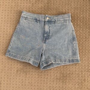 Madewell The Denim Emmett Welt Pocket Edition Shorts In Kiernan Wash Size 25